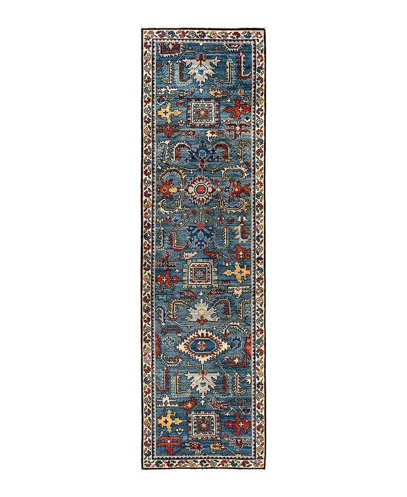 Adorn Hand Woven Rugs Serapi M1999 2'7"x9'8" Runner Area Rug