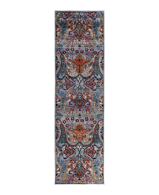 Adorn Hand Woven Rugs Serapi M1999 2'10"x10' Runner Area Rug