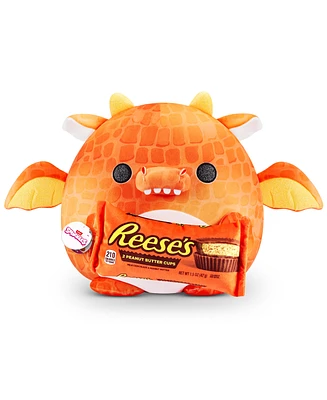 Snackles Zuru Dragon Holding Reese's Plush Toy