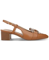 Giani Bernini Women's Brielle Memory Foam Pointed Toe Slingback Pumps, Created for at Macy's