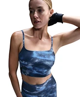 Nike Women's One Convertible Light-Support Longline Printed Sports Bra