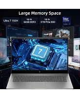 Hp Envy 17.3" Daily Traditional Laptop Intel Core Ultra 7 155H 16GB Ram Intel Arc Graphics 512GB Ssd Storage Windows 11 Home Fhd 60Hz