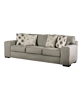 Furniture of America 101" Bullard Square Arm Sofa