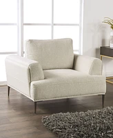 Furniture of America 44" Orlandi Chenille Arm Chair with Extendable Backrest