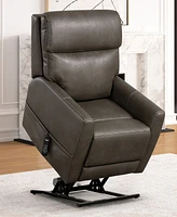 Furniture of America 34" Hilltop Artificial Leather Power Recliner Lift Chair