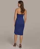 Donna Karan New York Women's Asymmetric-Neck Strapless Dress
