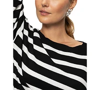 Sanctuary Women's Striped Side-Tie Sweater