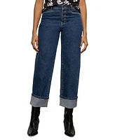 Sanctuary Women's Luna Mid-Rise Skinny Cuffed Jeans