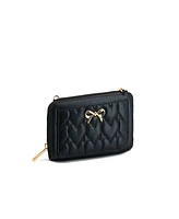 Like Dreams Daphne Heart Wallet Crossbody Bag