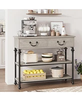 gaomon Console Tables for Entryway, Small Entryway Table with 2 Drawers