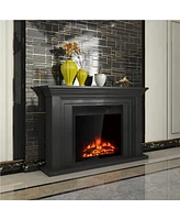 Sugift 18/22.5 Inch Electric Fireplace Insert with 7-Level Adjustable Flame Brightness-22.5 inches