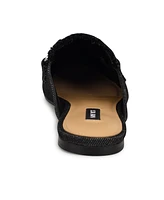 Nine West Women's Bivey Frayed Slip-On Mules