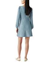 Levi's Women's Delray Printed Long-Sleeve Dress