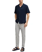 Boss by Hugo Boss Men's Ribbed Collar Regular-Fit Shirt