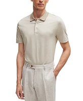 Boss by Hugo Boss Men's Regular-Fit Cotton-Silk Polo