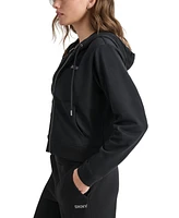 Dkny Sport Women's Studded-Logo Hoodie