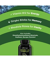 Nature's Craft Nootropic Memory Supplement for Brain Support + Iq, Memory Pills for Brain Boost & Natural Energy Booster Vitamin B12 Supplement, Natur