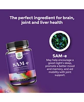Nature's Craft Sam-e 200 mg Capsules, S-Adenosyl Methionine Supplement for Natural Relaxing Mood Boost Brain Support and Liver Detox Cleanse, Nature's