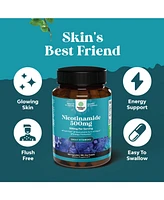 Nature's Craft Nicotinamide Capsules, Mitochondrial Energy and Potent Skin Supplement, Nature's Craft, 180ct