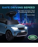 Qaba 2 1 Land Rover Licensed 6V Ride On Car, Sliding Light