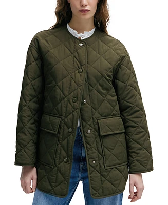 Boss by Hugo Women's Relaxed-Fit Quilted Jacket