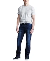 Men's Straight Six Five-Pocket Fleece Jeans