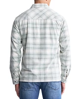 Men's Satro Classic-Fit Plaid Button-Down Corduroy Shirt