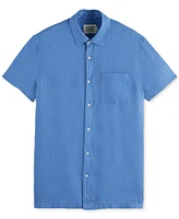 Scotch & Soda Men's Regular-Fit Button-Down Linen Shirt