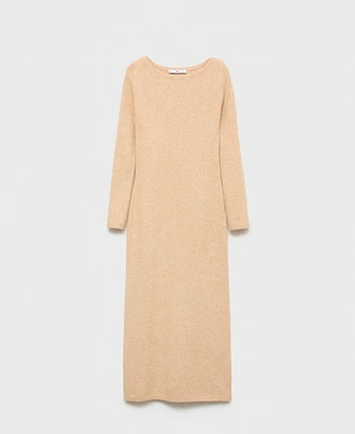 Mango Women's Knit Midi Dress