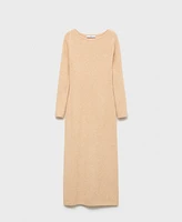 Mango Women's Knit Midi Dress