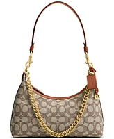 Coach Juliet 25 Signature Textile Jacquard Shoulder Bag