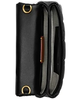 Coach Quilted Pillow Leather Tabby Wristlet with Chain