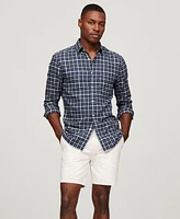 Tommy Hilfiger Men's Brushed Gingham Regular-Fit Shirt