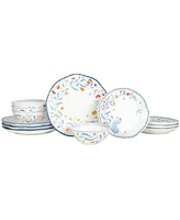 Fitz and Floyd Gracie 12 Pc. Dinnerware Set, Service for 4