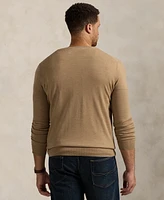 Polo Ralph Lauren Men's Big & Tall Washable Wool V-Neck Sweater