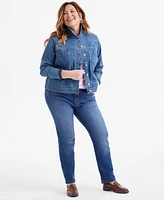 Style & Co Plus Denim Jacket, Exclusively at Macy's