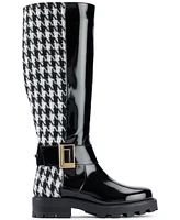 Karl Lagerfeld Paris Women's Meara 50/50 Almond Toe Band Boots