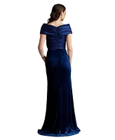 Tadashi Shoji Women's Baxter Portrait Collar Gown