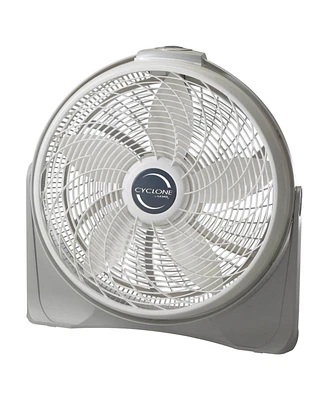 Lasko 20 Inch Cyclone Portable Full-Tilt Floor or Wall Mount Pivoting Fan, White