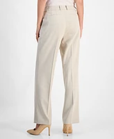 Anne Klein Women's High-Rise Wide-Leg Pants