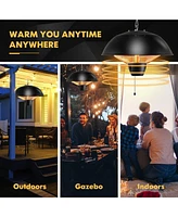 Gouun 1500W Electric Patio Heater with IPX4 Waterproof