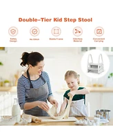 Gouun Boys Step Stool Learning Helper with Armrest for Kitchen Toilet Potty Training