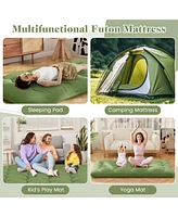 Gouun Floor Mattress with Washable Cover and Carry Bag-Twin Size