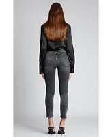 Black Orchid Denim Women's Olivia Slant Fray Jean