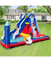 Gouun 6-In-1 Inflatable Water Park with 735W Blower