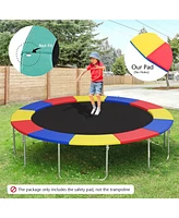 Gouun 12 Feet Waterproof and Tear-Resistant Universal Trampoline Safety Pad Spring Cover