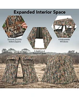 Gouun 360 One Way See Through Ground Hunting Blind for Deer and Turkey Hunting