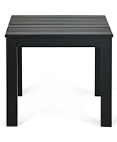 Gouun Wooden Square Patio Bistro Table