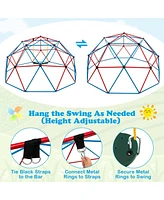 Gouun 10 Feet Dome Climber with Swing and 800 Lbs Load Capacity