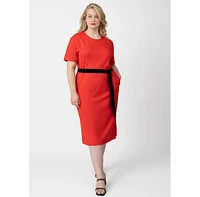 See Rose Go Plus CoolROSE Luxe Knit Midi Dress